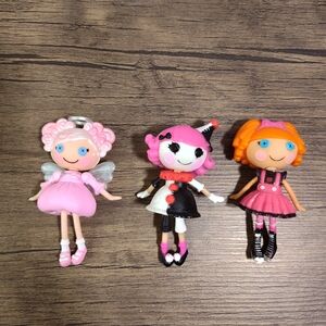 Lalaloopsy Mini Lot Of 3 ( Cloud E Sky -Charlotte Charades-Bea Spells ALot)